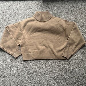 Wilfred Cowl Neck Sweater in Tan